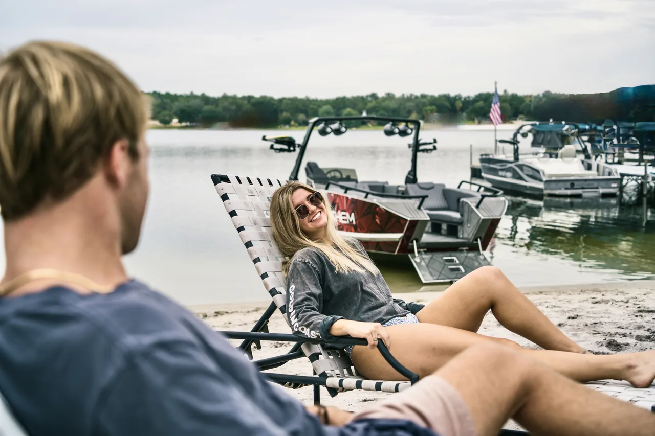 Guests relaxing aboard an Anthem