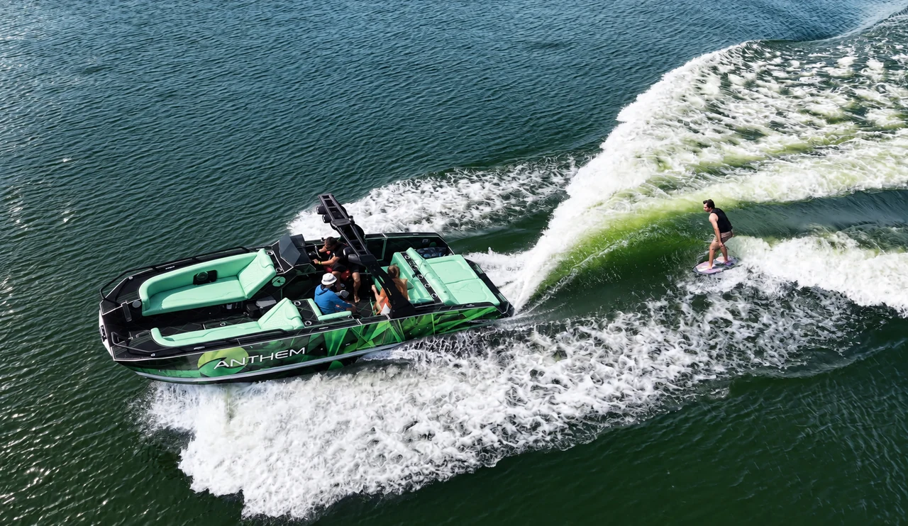 Seafoam Assault XR23 interior on the water